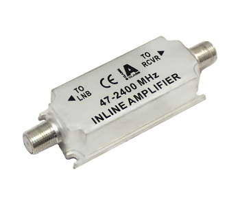 DINIC SAT Leitungsverstärker, F Buchse, Geeignet für: UKW, DVB-T, HDTV, Digital-Receiver